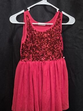 Knitworks Red Sequin Tank Dress